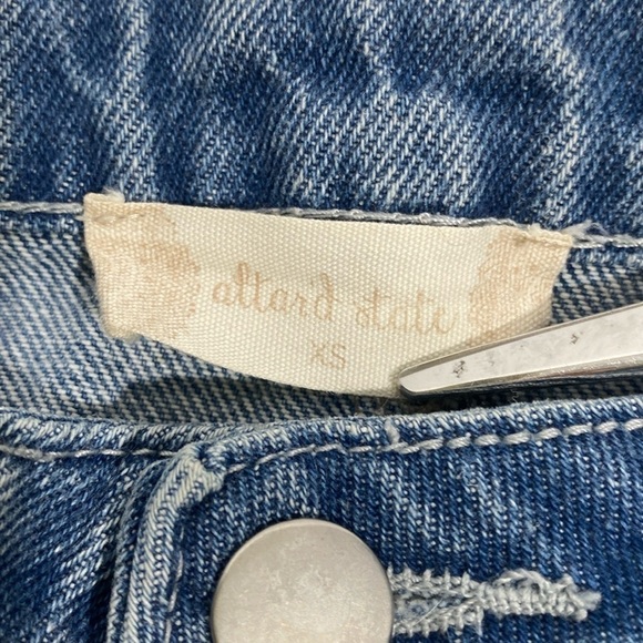 Altard state daisy embroidered fringed denim shorts size XS - Picture 5 of 7